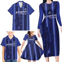 Solo Haiti Football Custom Family Matching Long Sleeve Bodycon Dress and Hawaiian Shirt Bonne Chance Les Cayes - Wonder Print Shop