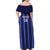 Solo Haiti Football Custom Family Matching Off Shoulder Maxi Dress and Hawaiian Shirt Bonne Chance Les Cayes - Wonder Print Shop