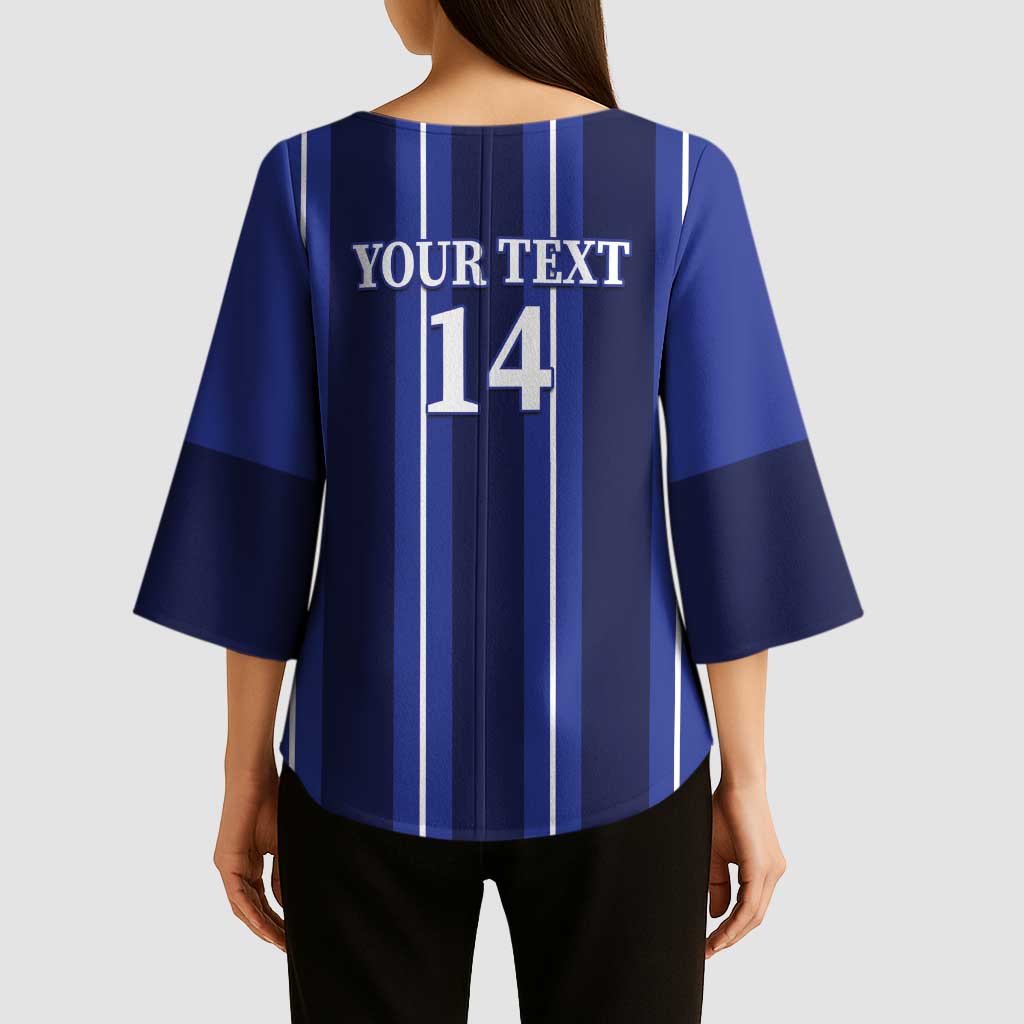 Solo Haiti Football Custom Kimono Sleeve Blouse Bonne Chance Les Cayes - Wonder Print Shop