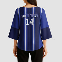 Solo Haiti Football Custom Kimono Sleeve Blouse Bonne Chance Les Cayes - Wonder Print Shop