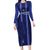Solo Haiti Football Custom Long Sleeve Bodycon Dress Bonne Chance Les Cayes - Wonder Print Shop