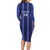 Solo Haiti Football Custom Long Sleeve Bodycon Dress Bonne Chance Les Cayes - Wonder Print Shop