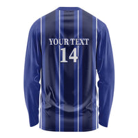 Solo Haiti Football Custom Long Sleeve Shirt Bonne Chance Les Cayes - Wonder Print Shop
