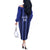 Solo Haiti Football Custom Off The Shoulder Long Sleeve Dress Bonne Chance Les Cayes - Wonder Print Shop