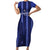 Solo Haiti Football Custom Short Sleeve Bodycon Dress Bonne Chance Les Cayes - Wonder Print Shop