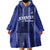 Solo Haiti Football Custom Wearable Blanket Hoodie Bonne Chance Les Cayes - Wonder Print Shop