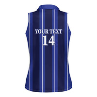 Solo Haiti Football Custom Women Sleeveless Polo Shirt Bonne Chance Les Cayes - Wonder Print Shop