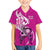 Personalised Polynesia Breast Cancer Awareness Kid Hawaiian Shirt Think Pink Polynesian Ribbon White Version - Wonder Print Shop