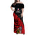 Czech Republic Independence Day Family Matching Off Shoulder Maxi Dress and Hawaiian Shirt Coat Of Arms With Czechia Rosa - Wonder Print Shop