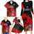 Presonalised Czech Republic Independence Day Family Matching Long Sleeve Bodycon Dress and Hawaiian Shirt Coat Of Arms With Czechia Rosa - Wonder Print Shop