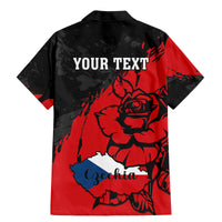 Presonalised Czech Republic Independence Day Family Matching Mermaid Dress and Hawaiian Shirt Coat Of Arms With Czechia Rosa - Wonder Print Shop