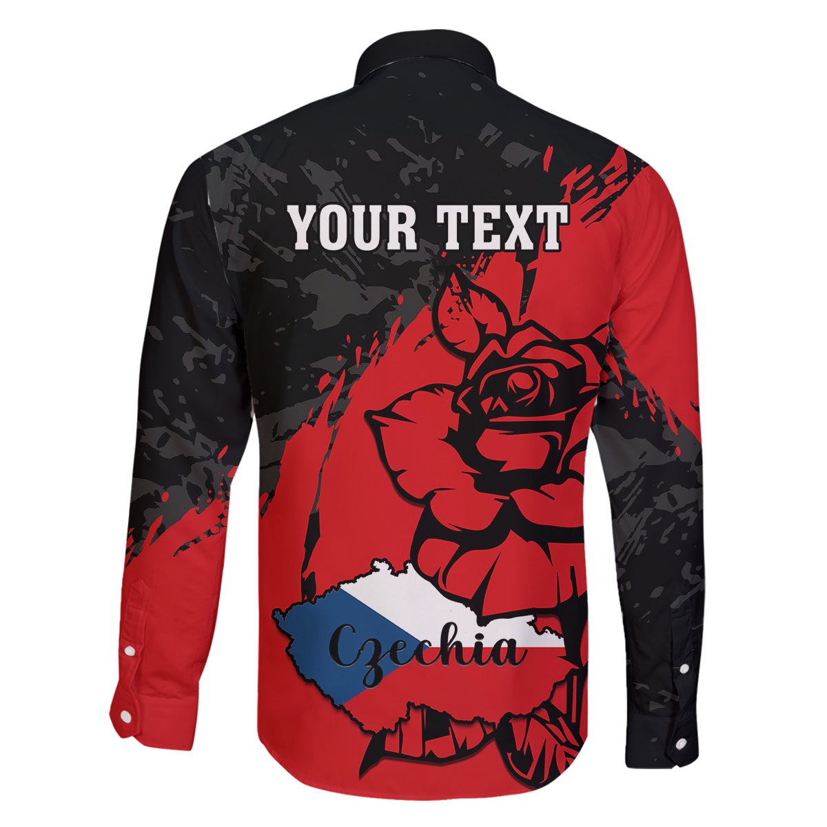 Presonalised Czech Republic Independence Day Family Matching Off Shoulder Short Dress and Hawaiian Shirt Coat Of Arms With Czechia Rosa - Wonder Print Shop