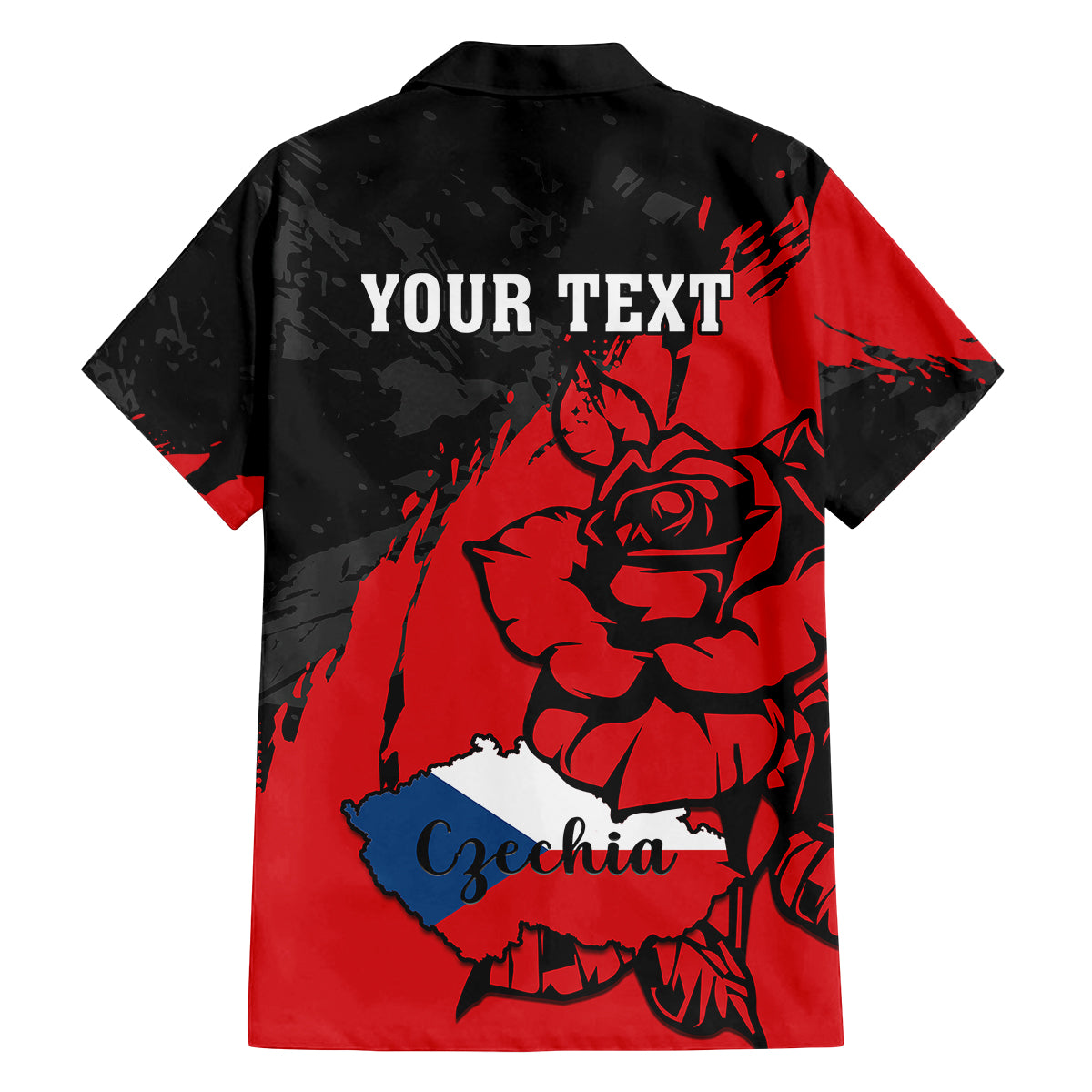 Presonalised Czech Republic Independence Day Family Matching Puletasi Dress and Hawaiian Shirt Coat Of Arms With Czechia Rosa - Wonder Print Shop