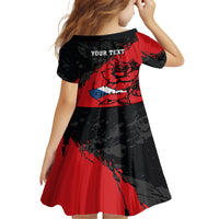 Presonalised Czech Republic Independence Day Family Matching Tank Maxi Dress and Hawaiian Shirt Coat Of Arms With Czechia Rosa - Wonder Print Shop