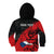 Presonalised Czech Republic Independence Day Kid Hoodie Coat Of Arms With Czechia Rosa - Wonder Print Shop
