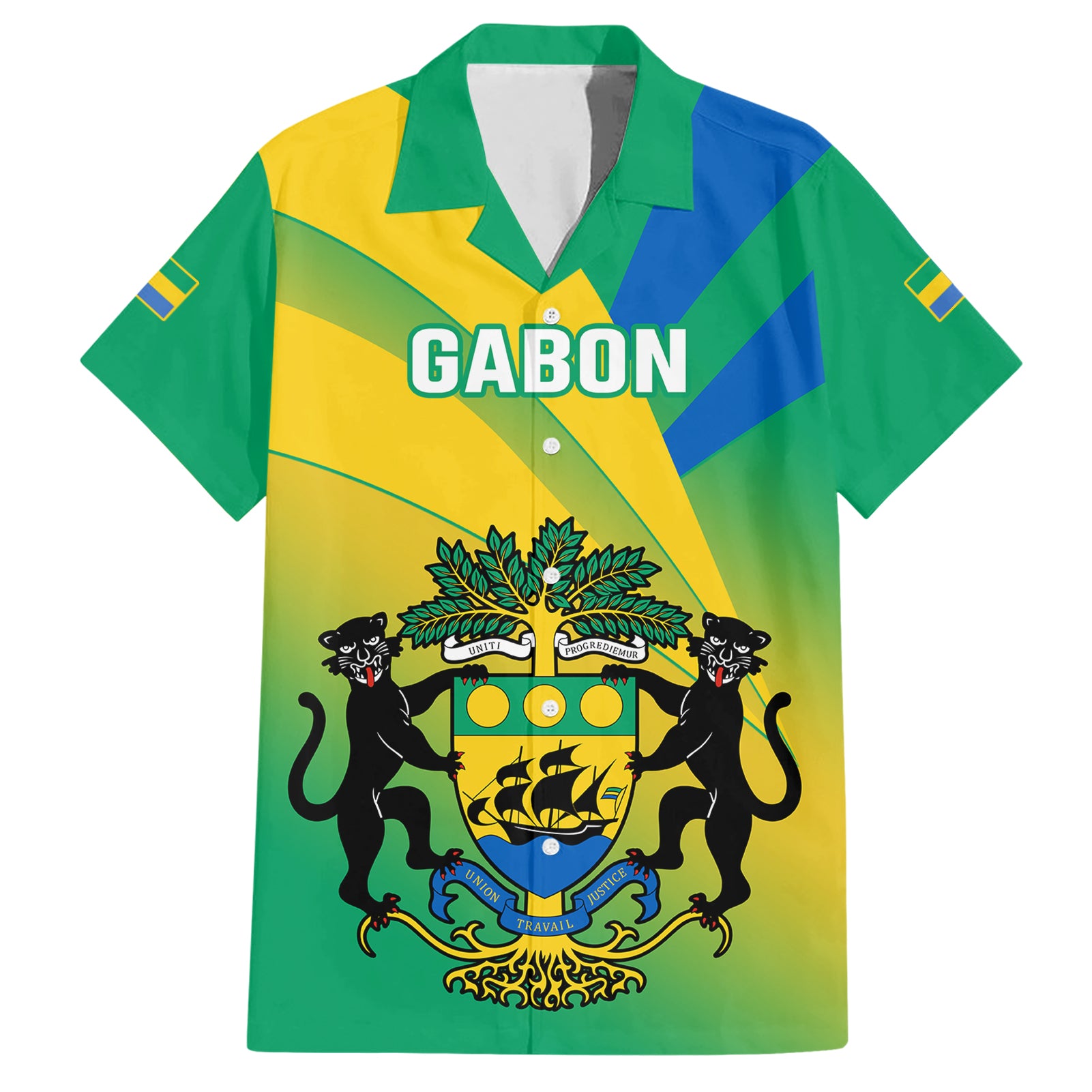 gabon-hawaiian-shirt-coat-of-arms-with-flag-gradient-style