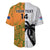 Custom Fiji And Australia Rugby Baseball Jersey 2023 World Cup Aboriginal Mix Tapa Pattern - Wonder Print Shop