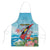 Personalized Antigua and Barbuda Christmas Apron Windsurfing Santa Caribbean Tropical Style - Wonder Print Shop