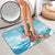 Personalized Antigua and Barbuda Christmas Bathroom Set Windsurfing Santa Caribbean Tropical Style - Wonder Print Shop