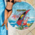 Personalized Antigua and Barbuda Christmas Beach Blanket Windsurfing Santa Caribbean Tropical Style - Wonder Print Shop