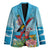 Personalized Antigua and Barbuda Christmas Blazer Windsurfing Santa Caribbean Tropical Style - Wonder Print Shop