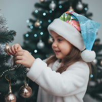 Personalized Antigua and Barbuda Christmas Santa Hat Windsurfing Santa Caribbean Tropical Style - Wonder Print Shop