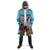 Personalized Antigua and Barbuda Christmas Cloak Windsurfing Santa Caribbean Tropical Style - Wonder Print Shop
