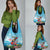 Personalized Antigua and Barbuda Christmas Grocery Bag Windsurfing Santa Caribbean Tropical Style - Wonder Print Shop