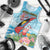Personalized Antigua and Barbuda Christmas Men Tank Top Windsurfing Santa Caribbean Tropical Style - Wonder Print Shop