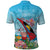Personalized Antigua and Barbuda Christmas Polo Shirt Windsurfing Santa Caribbean Tropical Style - Wonder Print Shop