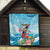 Personalized Antigua and Barbuda Christmas Quilt Windsurfing Santa Caribbean Tropical Style - Wonder Print Shop