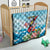 Personalized Antigua and Barbuda Christmas Quilt Windsurfing Santa Caribbean Tropical Style - Wonder Print Shop