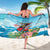 Personalized Antigua and Barbuda Christmas Sarong Windsurfing Santa Caribbean Tropical Style - Wonder Print Shop