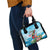 Personalized Antigua and Barbuda Christmas Shoulder Handbag Windsurfing Santa Caribbean Tropical Style - Wonder Print Shop