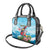 Personalized Antigua and Barbuda Christmas Shoulder Handbag Windsurfing Santa Caribbean Tropical Style - Wonder Print Shop
