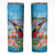 Personalized Antigua and Barbuda Christmas Skinny Tumbler Windsurfing Santa Caribbean Tropical Style - Wonder Print Shop