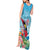 Personalized Antigua and Barbuda Christmas Tank Maxi Dress Windsurfing Santa Caribbean Tropical Style - Wonder Print Shop