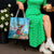 Personalized Antigua and Barbuda Christmas Tote Bag Windsurfing Santa Caribbean Tropical Style - Wonder Print Shop