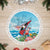 Antigua and Barbuda Christmas Tree Skirt Windsurfing Santa Caribbean Tropical Style - Wonder Print Shop