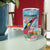 Personalized Antigua and Barbuda Christmas Tumbler Cup Windsurfing Santa Caribbean Tropical Style - Wonder Print Shop