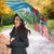 Personalized Antigua and Barbuda Christmas Umbrella Windsurfing Santa Caribbean Tropical Style - Wonder Print Shop
