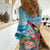 Personalized Antigua and Barbuda Christmas Women Casual Shirt Windsurfing Santa Caribbean Tropical Style - Wonder Print Shop