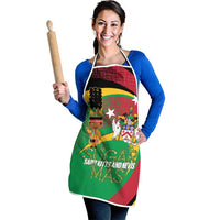 St Kitts and Nevis Sugar Mas Apron Caribbean Masquerade Flag Color - Wonder Print Shop