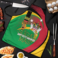 St Kitts and Nevis Sugar Mas Apron Caribbean Masquerade Flag Color - Wonder Print Shop