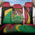 St Kitts and Nevis Sugar Mas Back Car Seat Cover Caribbean Masquerade Flag Color - Wonder Print Shop