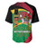 St Kitts and Nevis Sugar Mas Baseball Jersey Caribbean Masquerade Flag Color - Wonder Print Shop