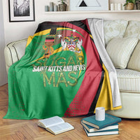 St Kitts and Nevis Sugar Mas Blanket Caribbean Masquerade Flag Color - Wonder Print Shop