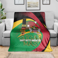 St Kitts and Nevis Sugar Mas Blanket Caribbean Masquerade Flag Color - Wonder Print Shop