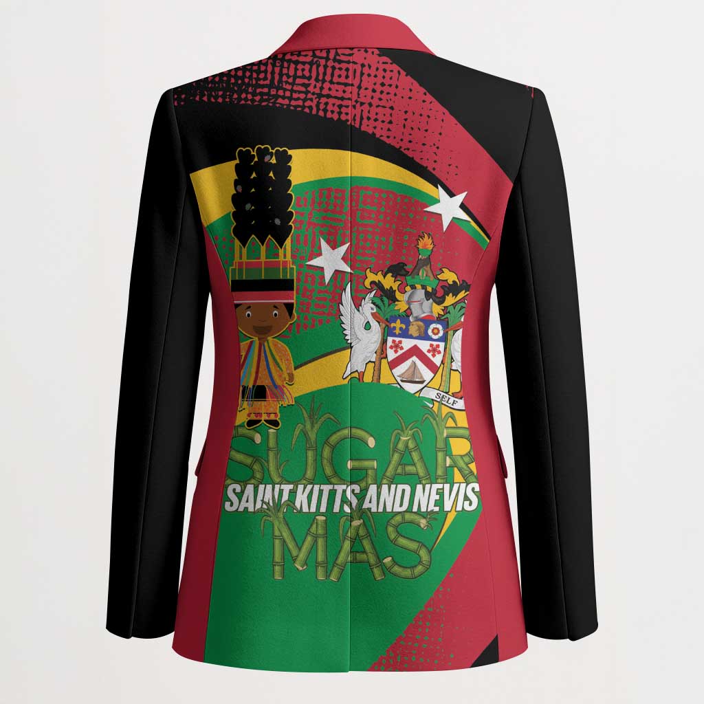 St Kitts and Nevis Sugar Mas Blazer Caribbean Masquerade Flag Color - Wonder Print Shop