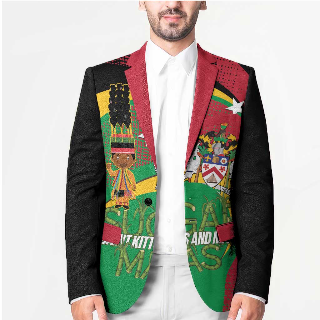 St Kitts and Nevis Sugar Mas Blazer Caribbean Masquerade Flag Color - Wonder Print Shop